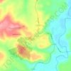 Mappa topografica Tegualda, altitudine, rilievo