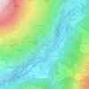 Mappa topografica Bonconseil, altitudine, rilievo