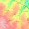 Mappa topografica Enheim, altitudine, rilievo