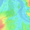 Mappa topografica Blancpignon, altitudine, rilievo