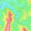 Mappa topografica Moulin la Cour, altitudine, rilievo