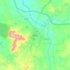 Mappa topografica Jhabua, altitudine, rilievo