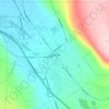 Mappa topografica Dansville, altitudine, rilievo