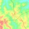 Mappa topografica Avinger, altitudine, rilievo