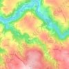 Mappa topografica Montillas, altitudine, rilievo