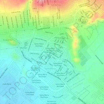 Mappa topografica F28, altitudine, rilievo