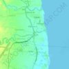 Mappa topografica Lapasan, altitudine, rilievo