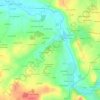 Mappa topografica Villarcel, altitudine, rilievo
