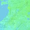 Mappa topografica Manors at Manhattan, altitudine, rilievo