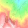 Mappa topografica La Mesa, altitudine, rilievo
