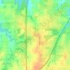 Mappa topografica Aubry, altitudine, rilievo