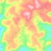 Mappa topografica Indumel, altitudine, rilievo
