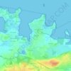 Mappa topografica Fournevay, altitudine, rilievo