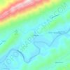Mappa topografica Pine Grove, altitudine, rilievo