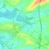 Mappa topografica Belley, altitudine, rilievo