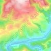 Mappa topografica Marabonne, altitudine, rilievo