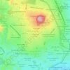 Mappa topografica Colonia José Cardel, altitudine, rilievo