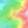 Mappa topografica Les Fontanioux, altitudine, rilievo