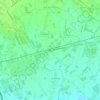 Mappa topografica Bagnon, altitudine, rilievo