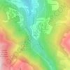 Mappa topografica La Thuile, altitudine, rilievo