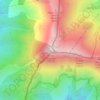 Mappa topografica Monte Saccarello, altitudine, rilievo