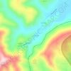 Mappa topografica Terry Creek, altitudine, rilievo