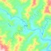 Mappa topografica 米坪镇, altitudine, rilievo