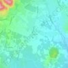 Mappa topografica La Rouviérette, altitudine, rilievo