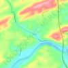 Mappa topografica Galena, altitudine, rilievo