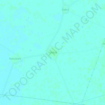 Mappa topografica Tamkot, altitudine, rilievo