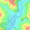 Mappa topografica Montebonello, altitudine, rilievo