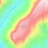 Mappa topografica Shortoff Mountain, altitudine, rilievo
