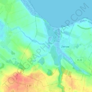 Mappa topografica Eggerstorf, altitudine, rilievo