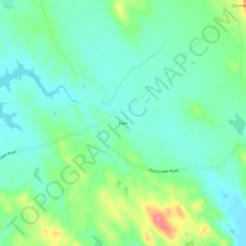 Mappa topografica Felix, altitudine, rilievo