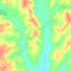 Mappa topografica Turnerville, altitudine, rilievo