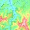 Mappa topografica Fontaciera, altitudine, rilievo