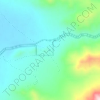 Mappa topografica Harrisburg, altitudine, rilievo