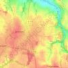Mappa topografica Poulbriant, altitudine, rilievo