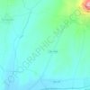 Mappa topografica Perdiguero, altitudine, rilievo