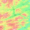 Mappa topografica 天柱县, altitudine, rilievo