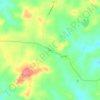 Mappa topografica Briar, altitudine, rilievo