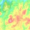 Mappa topografica Kerhoué, altitudine, rilievo
