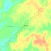 Mappa topografica Caledonia, altitudine, rilievo