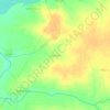 Mappa topografica Khankra, altitudine, rilievo