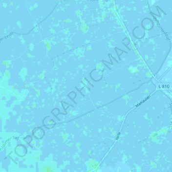 Mappa topografica Wüppels, altitudine, rilievo