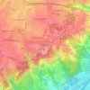Mappa topografica Finneytown, altitudine, rilievo