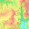Mappa topografica Logne, altitudine, rilievo