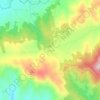 Mappa topografica Ciricilla, altitudine, rilievo