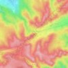 Mappa topografica Le Douard, altitudine, rilievo