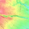 Mappa topografica Los Ángeles, altitudine, rilievo